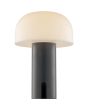 Brilliant Tafellamp Mattis grijs 21cm 4004353464553