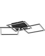 Trio  Plafondlamp Trail zwart 75cm 4017807577129