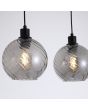 Searchlight Hanglamp Radiance rookglas 110cm 5053423305806