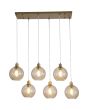 Searchlight Hanglamp Radiance goud 95cm 5053423306407