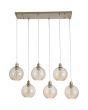 Searchlight Hanglamp Radiance goud 95cm 5053423306407