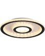 Searchlight Plafonniere Roundel zwart 35cm 5053423299556