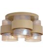 Searchlight Plafondlamp Royal zand 42cm 5053423326603
