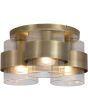 Searchlight Plafondlamp Royal messing 42cm 5053423326597