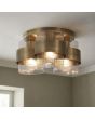 Searchlight Plafondlamp Royal messing 42cm 5053423326597