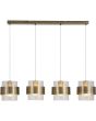 Searchlight Hanglamp Royal messing 93cm 5053423326573