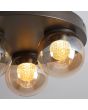 Searchlight Plafondlamp Solis champagneglas 40cm 5053423324777