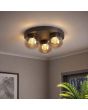 Searchlight Plafondlamp Solis champagneglas 40cm 5053423324777
