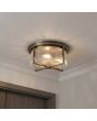 Searchlight Plafondlamp Sophie messing 35cm 5053423329451