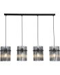 Searchlight Hanglamp Swizzle zwart 111cm 5053423305752