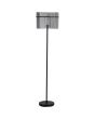 Searchlight Vloerlamp Swizzle zwart 152cm 5053423305349