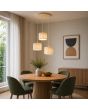 Brilliant Hanglamp Velin beige 61cm 4004353476822
