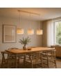 Brilliant Hanglamp Velin beige 109cm 4004353476839