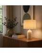 Brilliant Tafellamp Velin beige 40cm 4004353476792