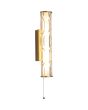 Searchlight Wandlamp Vibrate goud 33cm 5053423299273