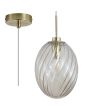 Searchlight Hanglamp Whirl champagne 16cm 5053423299518