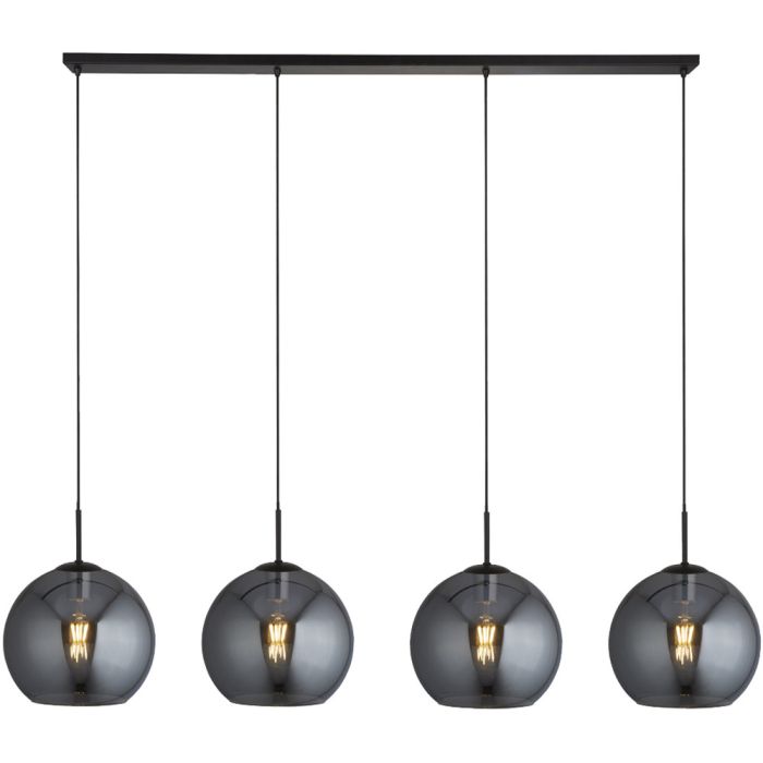 Searchligth Amsterdam 1024-4SM zwarte hanglamp