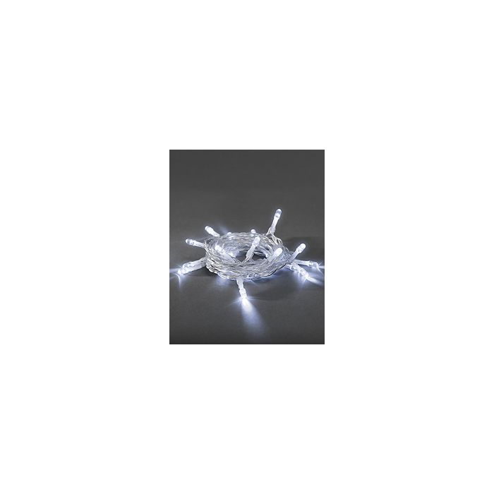 Konstsmide lichtsnoer 10 koel witte LEDs op batterij 1407-203