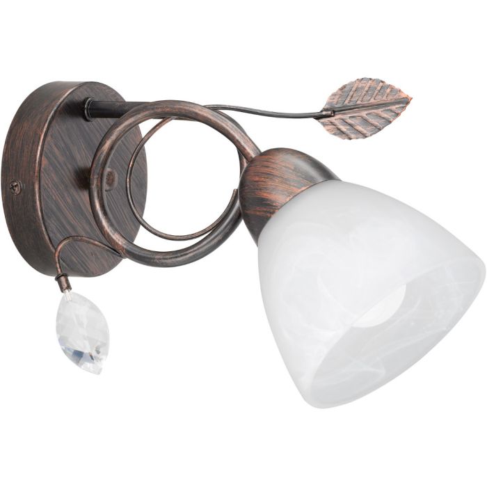 Trio Traditio 200700128 antiek bruine wandlamp