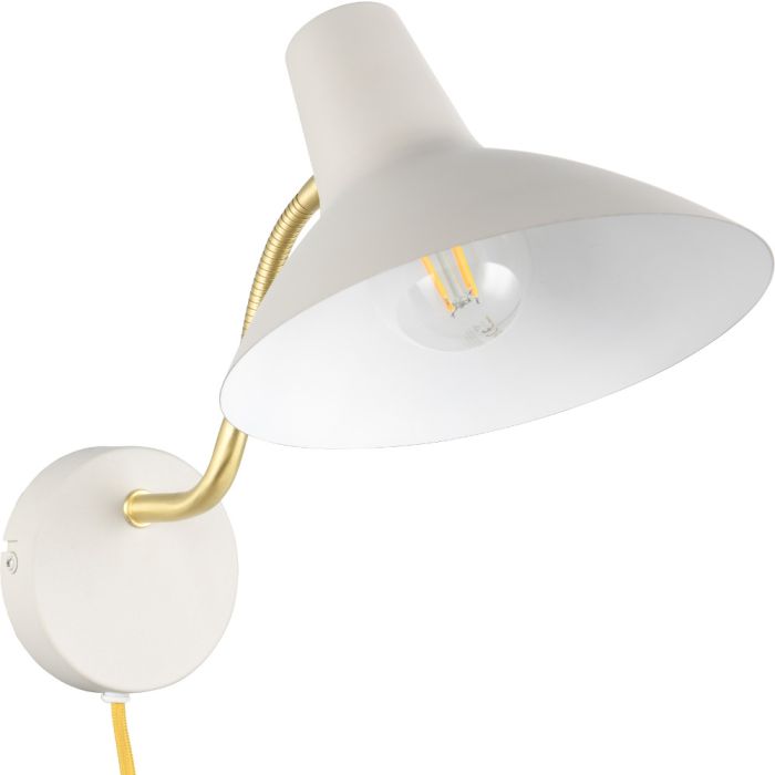 Trio Traveller 263470176 warm grijze wandlamp