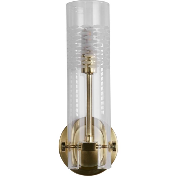 Searchlight Scope 27981SB messing kleurige badkamer wandlamp