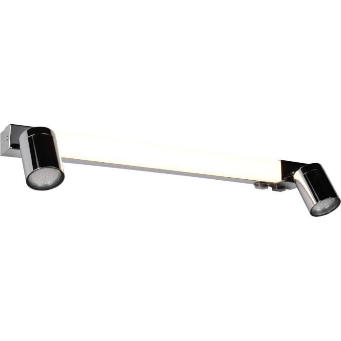 Trio Enrico 281470306 chromen spiegellamp met twee spots