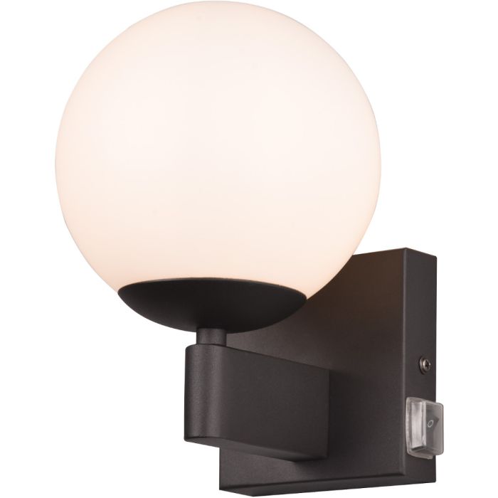 Trio Kula 284270132 zwarte badkamerlamp