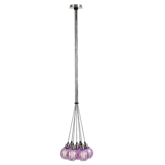 Trio Dakota 304600792 hanglamp van paars acryl