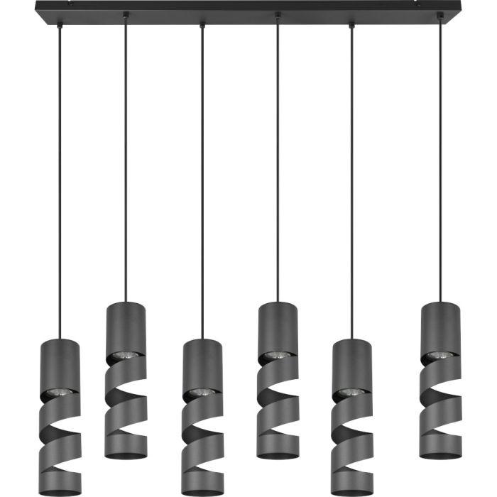 Trio Stream 364000632 zwarte hanglamp