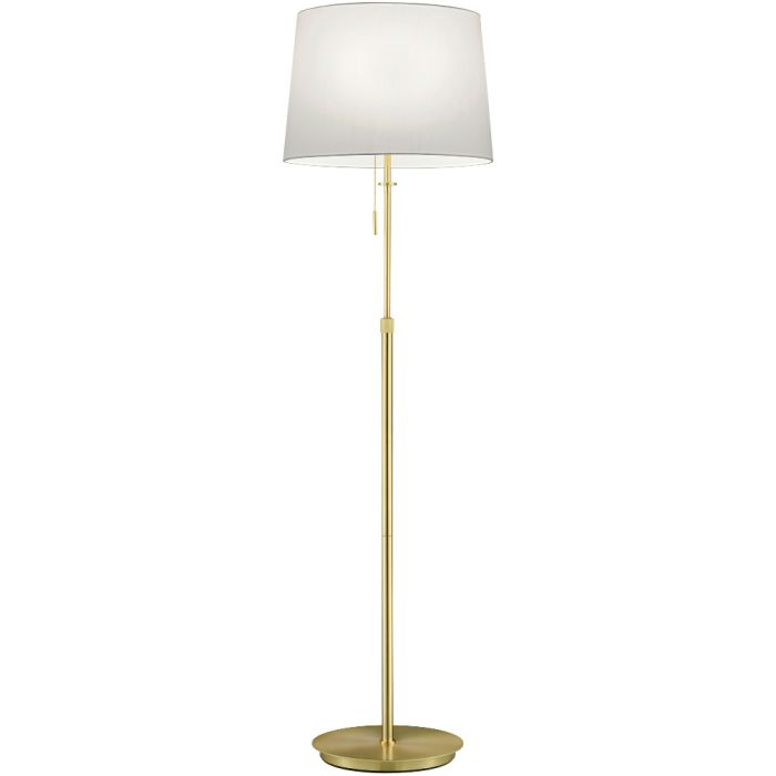 Trio Lyon 409100308 mat messing vloerlamp