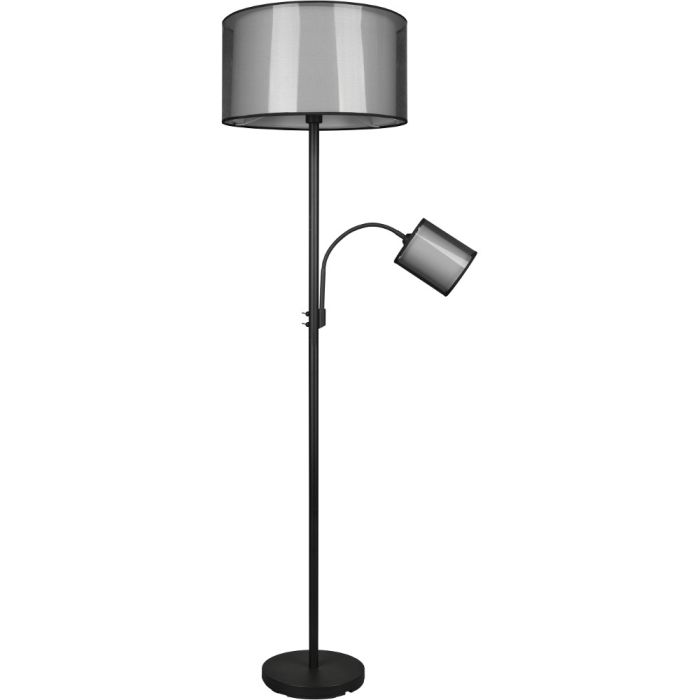 Trio Burton 411400232 vloerlamp organza