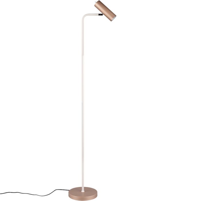 Trio Marley 412400165 creme met koffiekleurige vloerlamp