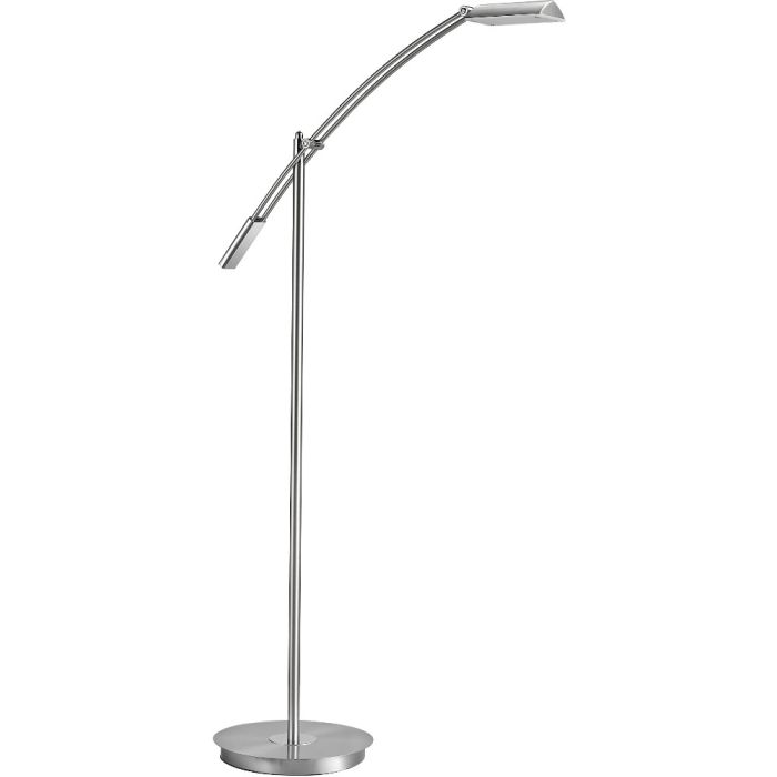 Trio Verona 420810107 staal kleurige leeslamp