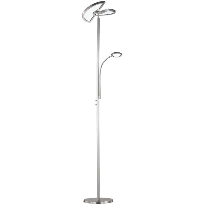 Trio Split 424910207 staal kleurige uplighter
