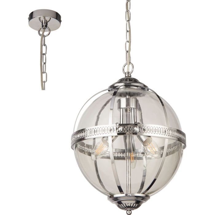 Searchlight Coronet 44213-3CC chromen hanglamp