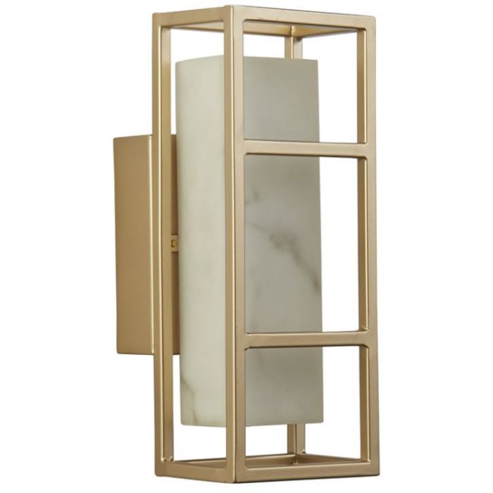 Searchlight Mirage 45910GO goudkleurige badkamerlamp met marmerlook