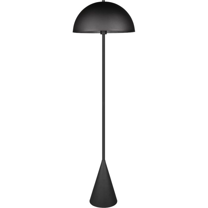 Trio Alfie 465000132 zwart metalen vloerlamp
