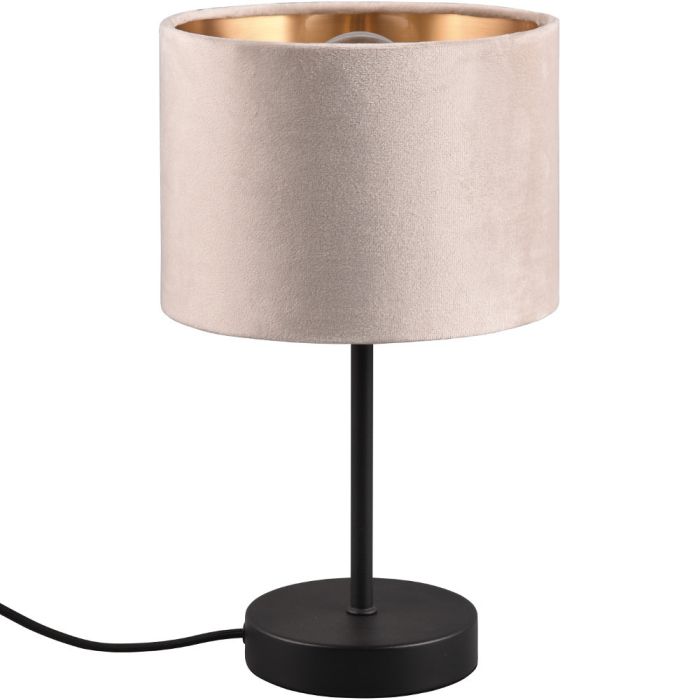 Tafellamp Julieta 519000144 zwarte tafellamp met fluwelen kap