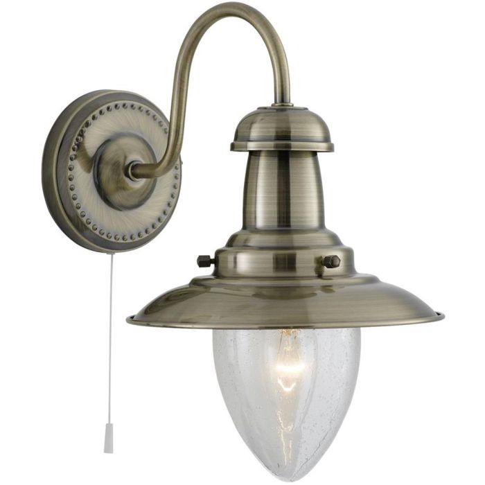 Searchlight Fisherman 5331-1AB antiek bronzen wandlamp