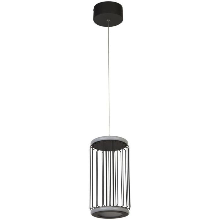 Searchlight Circolo 54212-1BK zwarte hanglamp