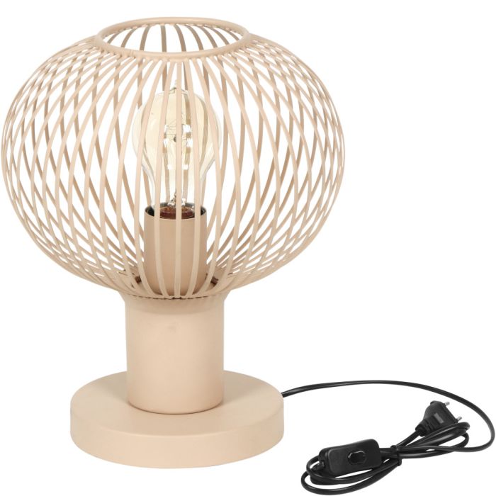 Trio Gila 565700166 zand kleurige tafellampje