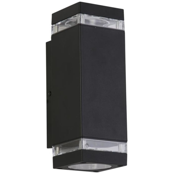 Searchlight Houston 61101BK zwarte up down buitenlamp