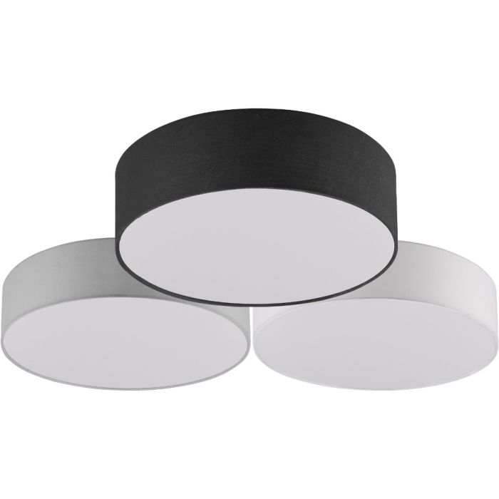 Trio Lugano 621910307 plafondlamp met drie kappen