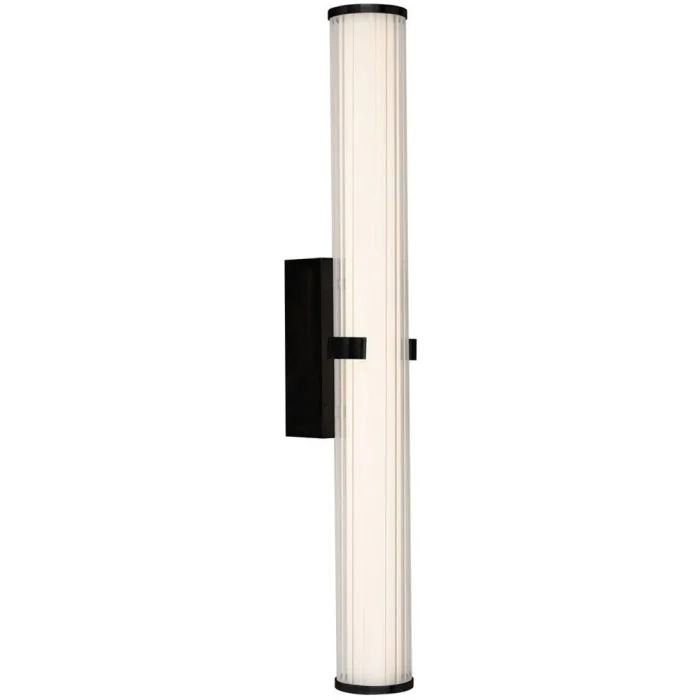 Searchlight Clamp 63126-1BK zwarte spiegellamp
