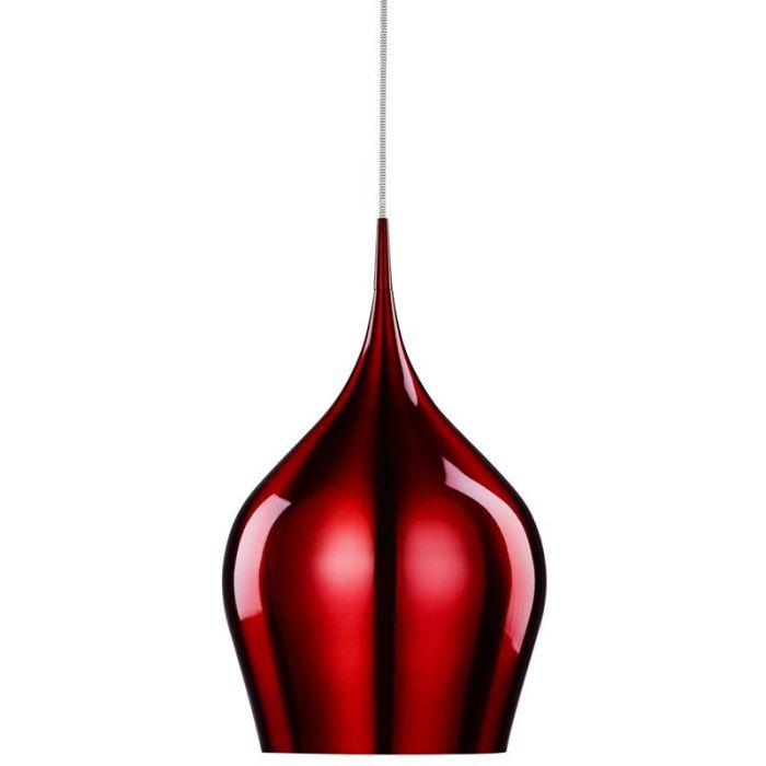 Searchlight Vibrant 6461-26RE rode aluminium hanglamp