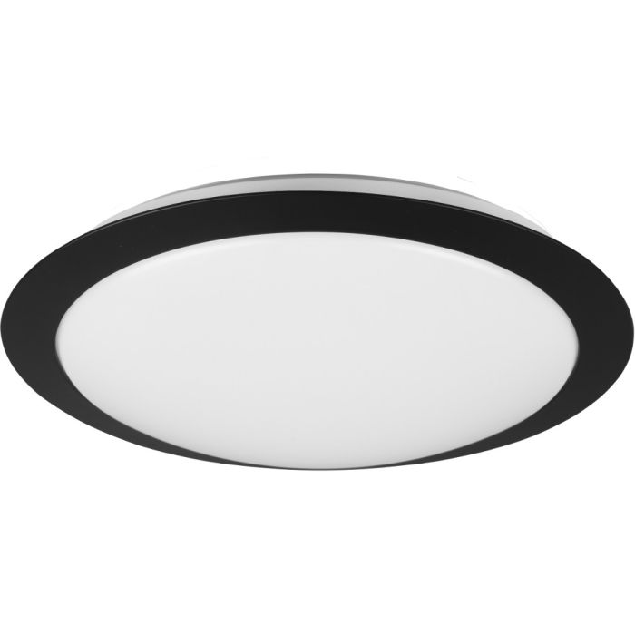 Trio Umberto 680310132 mat zwarte badkamer plafonniere