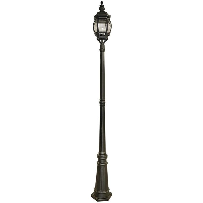 Searchlight Bel Aire 7174 zwarte lantaarnpaal