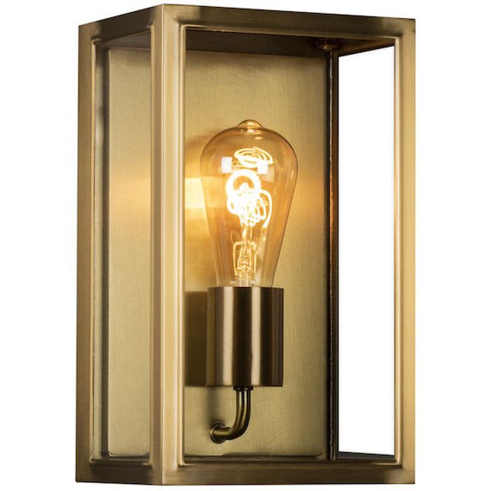 Konstsmide Carpi 7347-800 messing kleurige buiten wandlamp