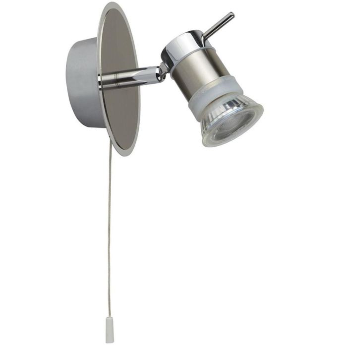 Searchlight Aries 7441CC-LED staal kleurige badkamer wandspot