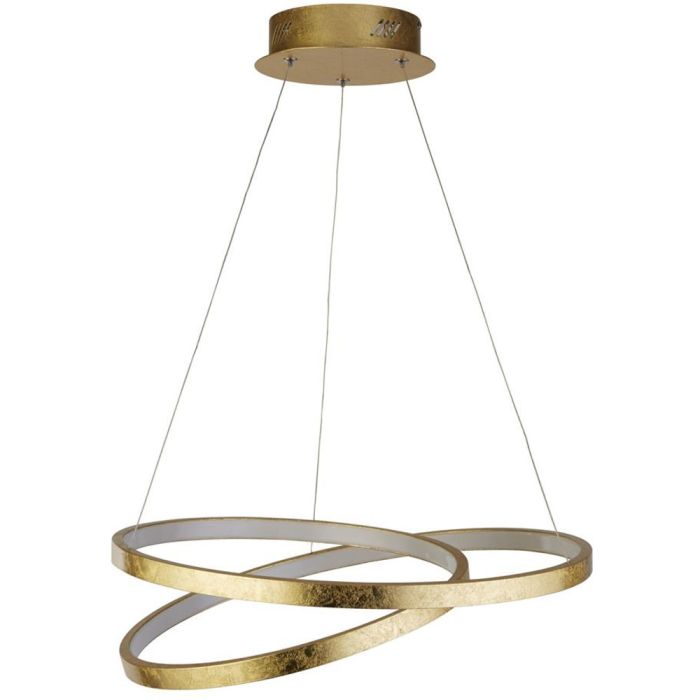 Searchlight Float 8761GO hanglamp met bladgoud